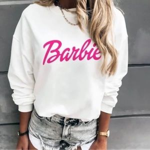 Barbie oversized crewneck sweatshirt sweater L M
